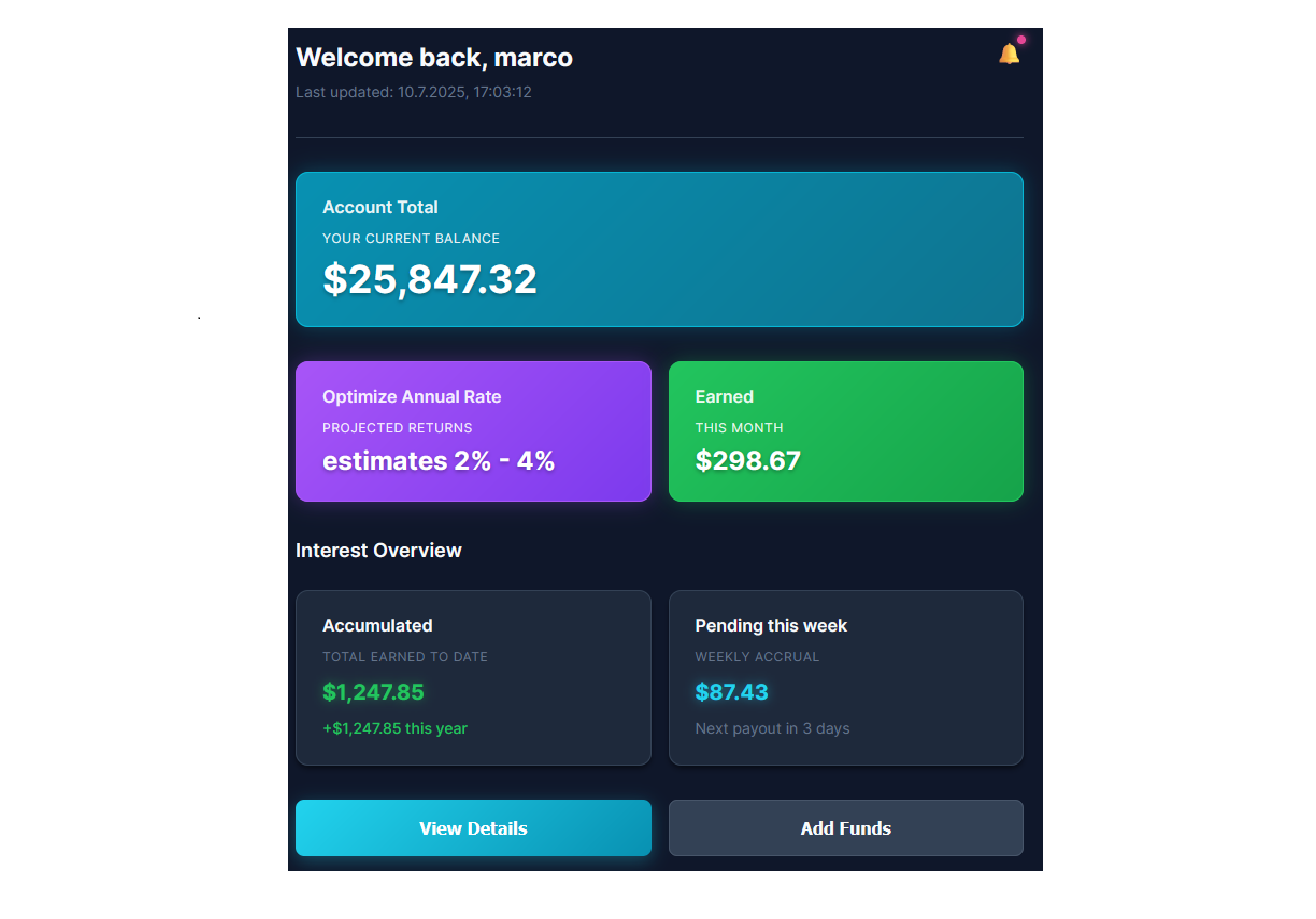 Smart Interest App
